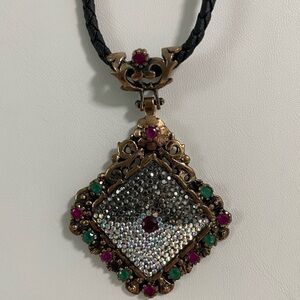 Elegant Multicolor Pendant Necklace